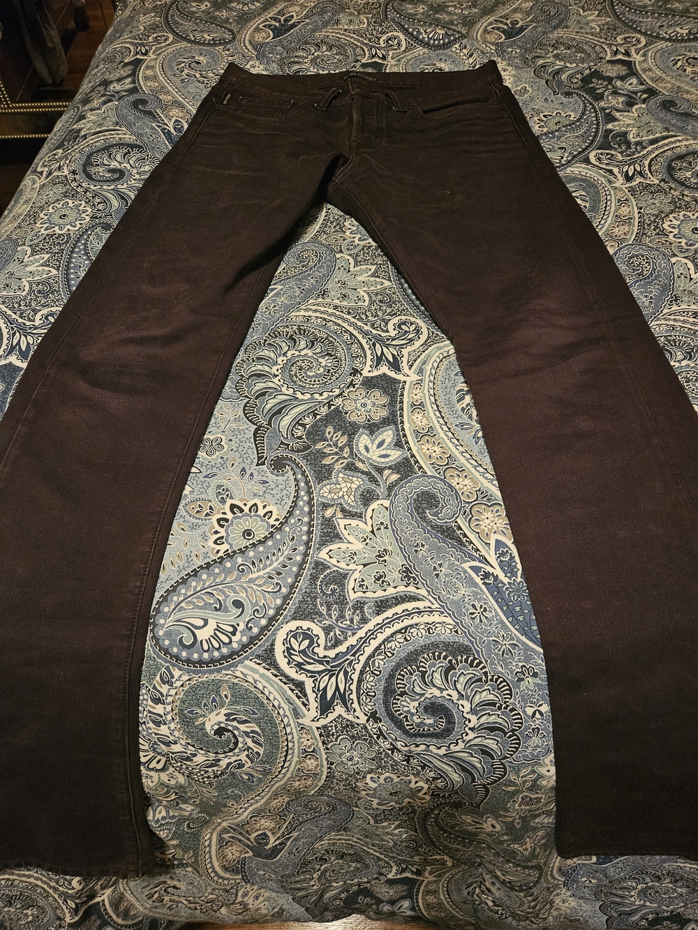 Tom Ford Dark Black / Brown Slim Jeans